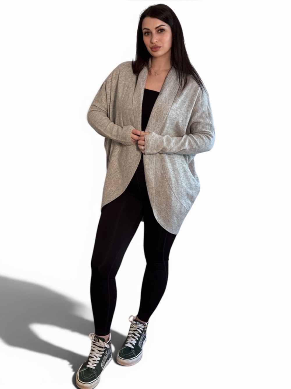 Athleta Wool Cashmere Cardigan Size L